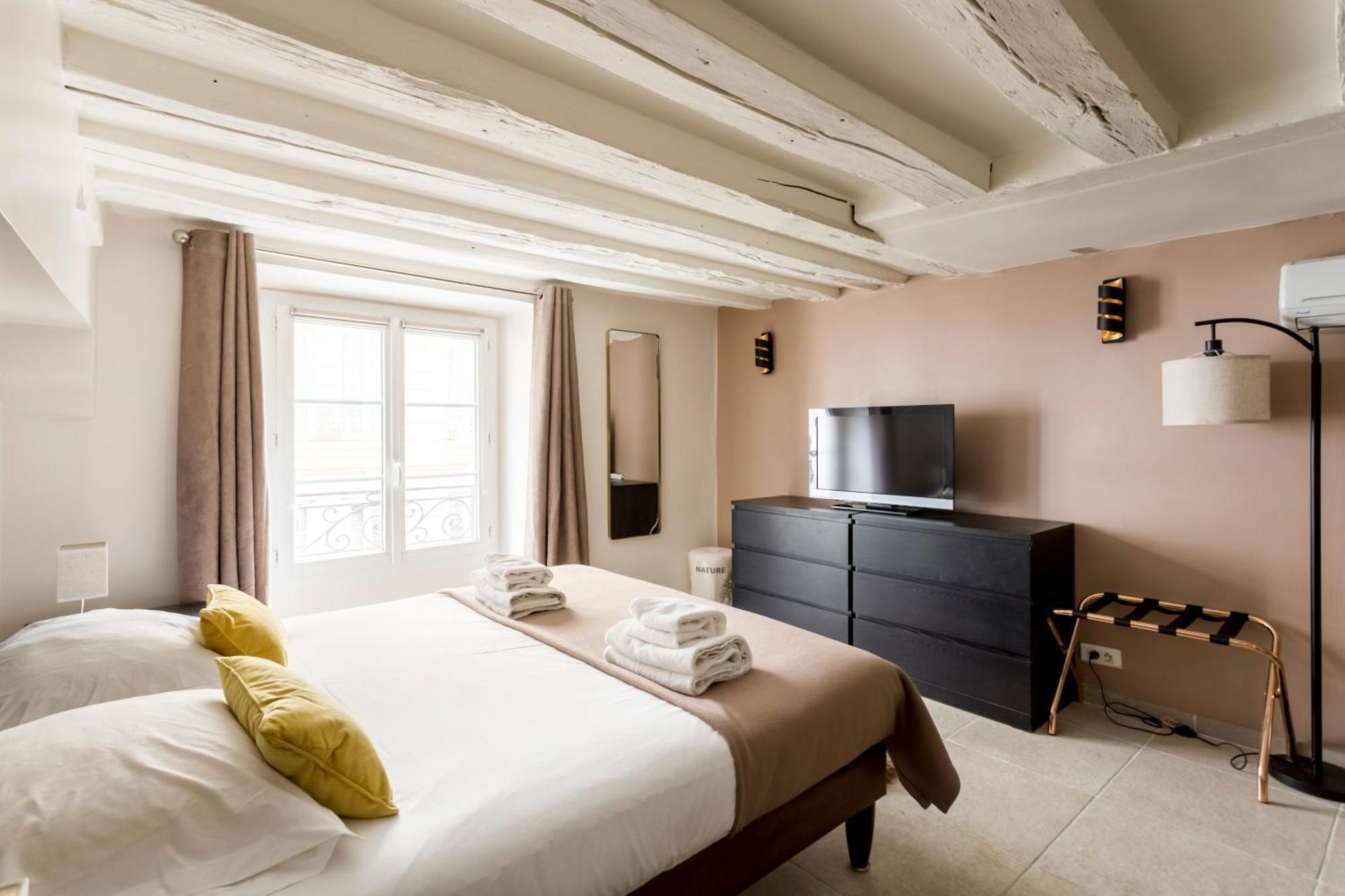 Apartmán Rivoli Vieille Du Temple With Ac Paříž Exteriér fotografie