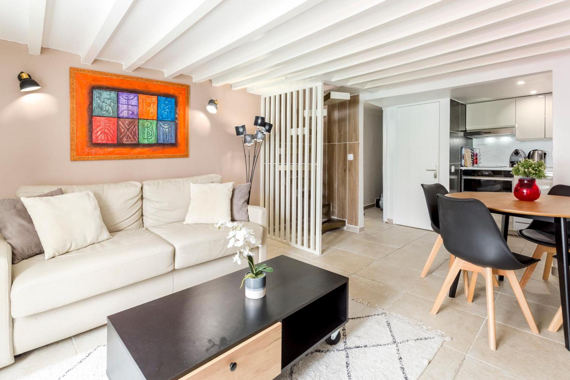 Apartmán Rivoli Vieille Du Temple With Ac Paříž Exteriér fotografie